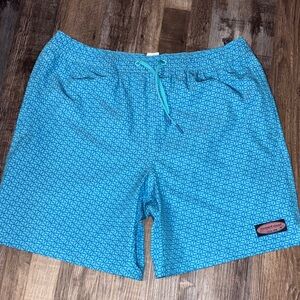 Vineyard Vines Blue Patterned Men’s Swim Trunks